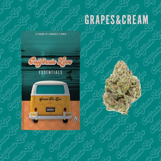 California Love - 1oz Essentials | Grapes & Cream | 28g - 1