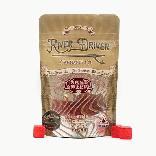 River Driver Cannabis Co - Sour Watermelon Sweets 100mg - 1
