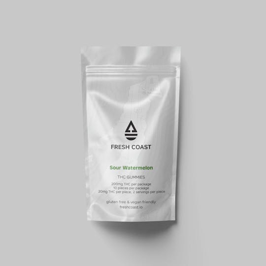 Fresh Coast - Watermelon | Sour THC Gummies 200g - 1