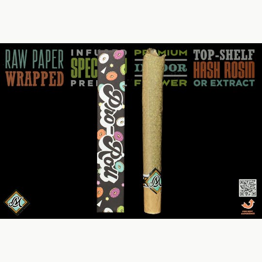 Upstate Gardens - Pro-Roll Baddergar: Cap Junky + White Caviar Badder - 1
