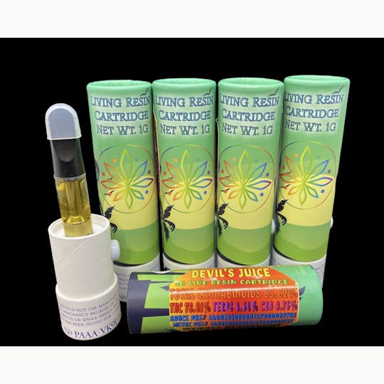 Sooner Glue - 1g Devil's Juice Live Resin Cart - 1