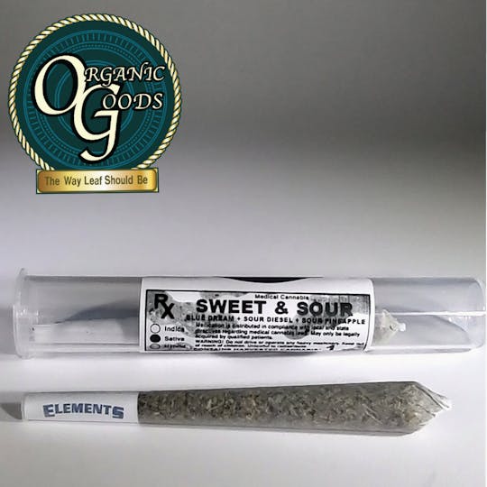 Organic Goods - Organic Goods Pre-Roll Sweet & Sour 1 G - 1