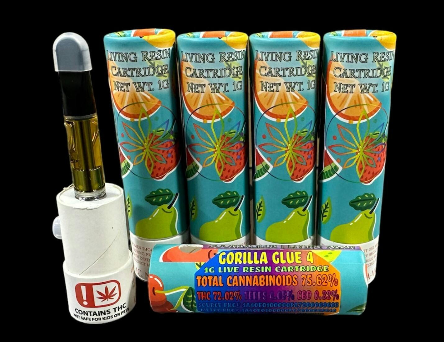 Gorilla Glue 4 1g Live Resin Cart Sooner Glue
