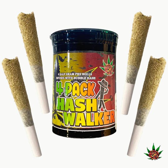 Eden Rose Processing - Eden Rose Hashwalkers - 4 pack Infused Pre-rolls - 1