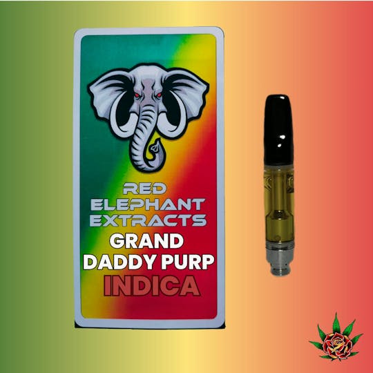 Eden Rose Processing - Red Elephant Cart 1g - Grand Daddy Purp (Indica) - 1
