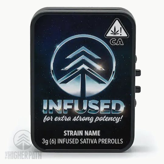 The Higher Path - Strawnana Infused .5g Prerolls (6-Pack) - 1