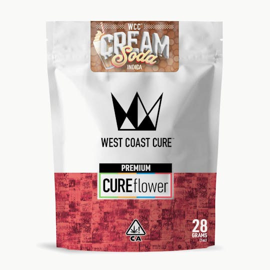 West Coast Cure - Cream Soda - 28G Premium Flower - 1