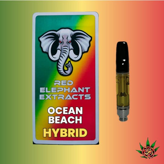 Eden Rose Processing - Red Elephant Cart 1g - Ocean Beach (Hybrid) - 1
