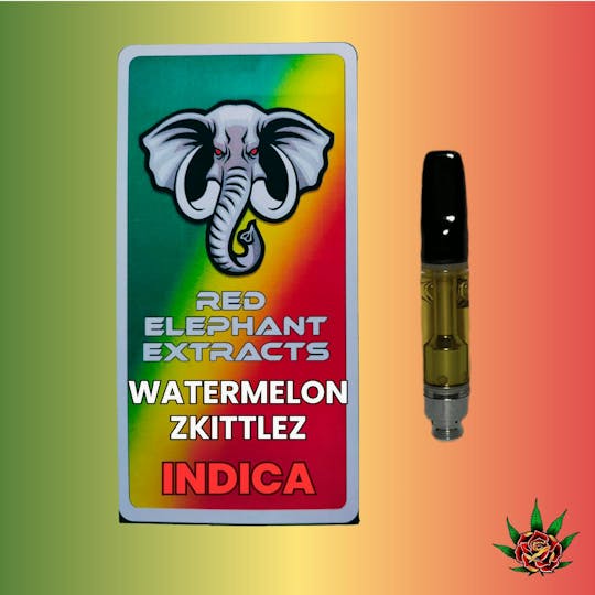 Eden Rose Processing - Red Elephant Cart 1g - Watermelon Zkittles (Indica) - 1