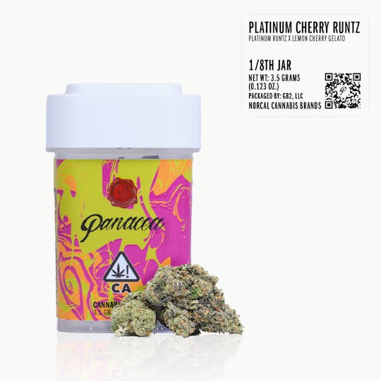 Panacea - Platinum Cherry Runtz | Indoor Flower Jars | 3.5g - 1