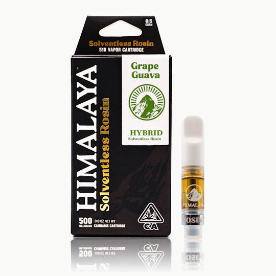 HIMALAYA - Grape Guava (Solventless Rosin) Cartridge - 0.5G - 1