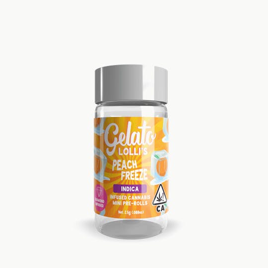 Gelato - Peach Freeze .6G Lolli 5-Pack (3g) - 1