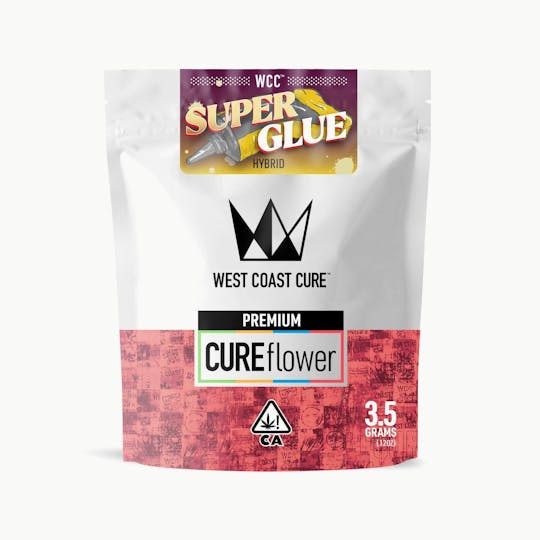 West Coast Cure - Super Glue - 3.5G Premium Flower - 1