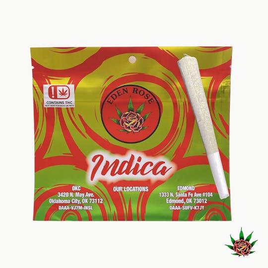 Eden Rose Processing - Eden Rose 8 pack Bubble Hash Infused Pre-rolls - (Indica) - 1