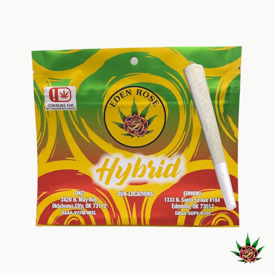 Eden Rose Processing - Eden Rose 8 pack Bubble Hash Infused Pre-rolls - (Hybrid) - 1