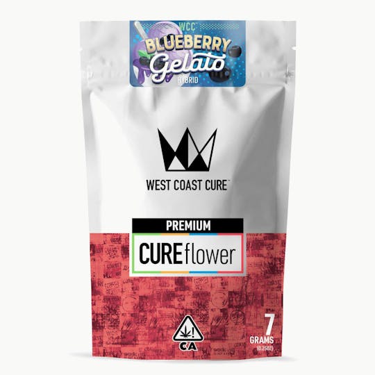 West Coast Cure - Blueberry Gelato - 7G Premium Flower - 1