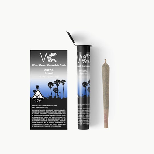 West Coast Cannabis Club - WCC | Oreoz Preroll - 1
