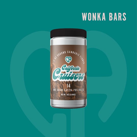 California Love - California Cruisers- Wonka Bars 14g Pre-roll singles - 1