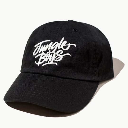 Jungle Boys - Jungle Boys Clothing | Stacked Dad Cap (Black/White) - 1