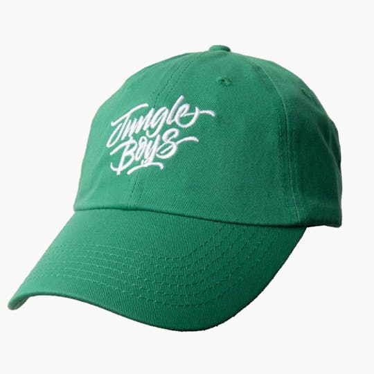 Jungle Boys - Jungle Boys Clothing | Stacked Dad Cap (Kelly Green/White) - 1