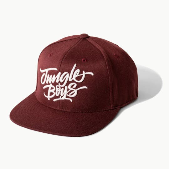Jungle Boys - Jungle Boys Clothing | Stacked Snapback (Maroon/White) - 1