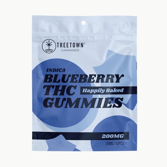 Treetown - Blueberry- Standard 200mg Gummies - 1