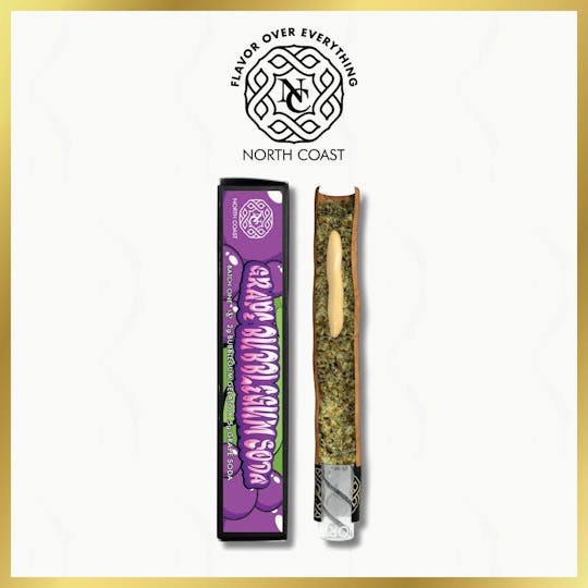 North Coast - North Coast Grape Bubblegum Soda Rillo Donut 2.5g - 1