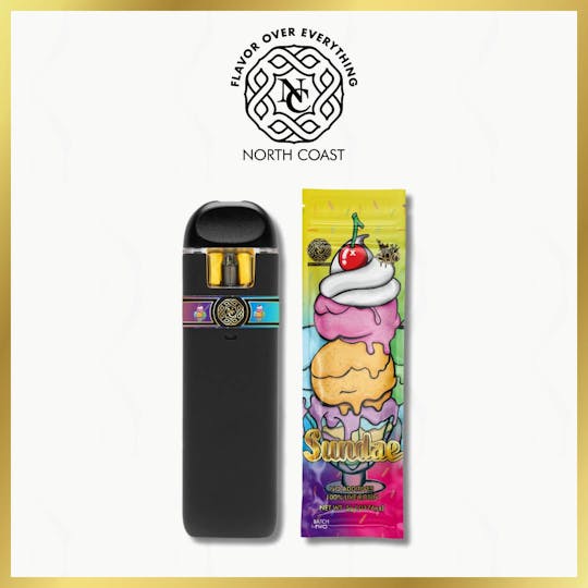 North Coast - North Coast x Freaksho Sundae Rosin Disposable Pod .5g Tier 1 - 1