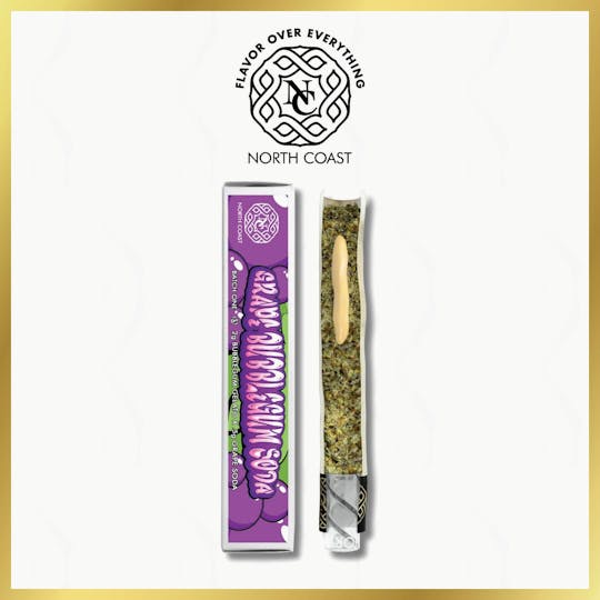 North Coast - North Coast Grape Bubblegum Soda Joint Donut 2.5g - 1