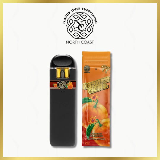 North Coast - North Coast x Pressure Pack Orange Bomb Rosin Disposable Pod .5g Tier 1 - 1