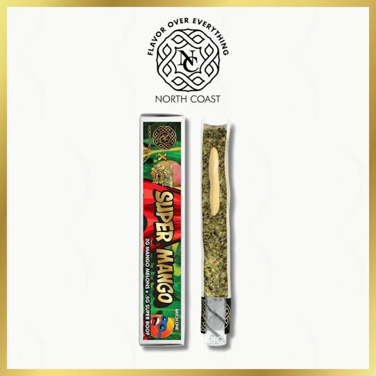 North Coast - North Coast x Organic Mechanic Super Mango Joint Donut 2.5g Tier 1 - 1