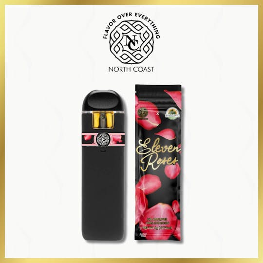 North Coast - North Coast x Rollganic Eleven Roses Rosin Disposable Pod .5g Tier 3 - 1