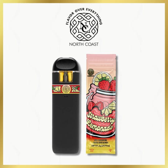 North Coast - North Coast Strawberry Lemonade Rosin Disposable Pod .5g Tier 3 - 1