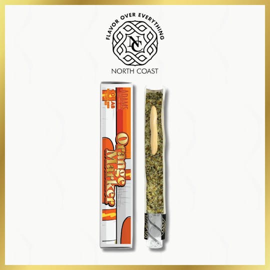 North Coast - North Coast x Adams Family Orange Marker Joint Donut 2.5g Tier 2 - 1