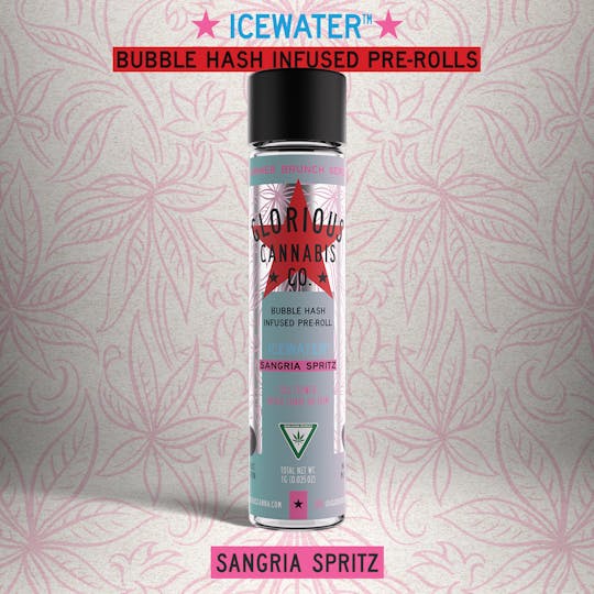 Glorious Cannabis Company - Sangria Spritz 1G | Summer Brunch | Bubble Hash Infused Pre-Roll - 1