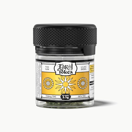 Tarot Tokes - THE SUN - Lilac Diesel (Eighth) - 1