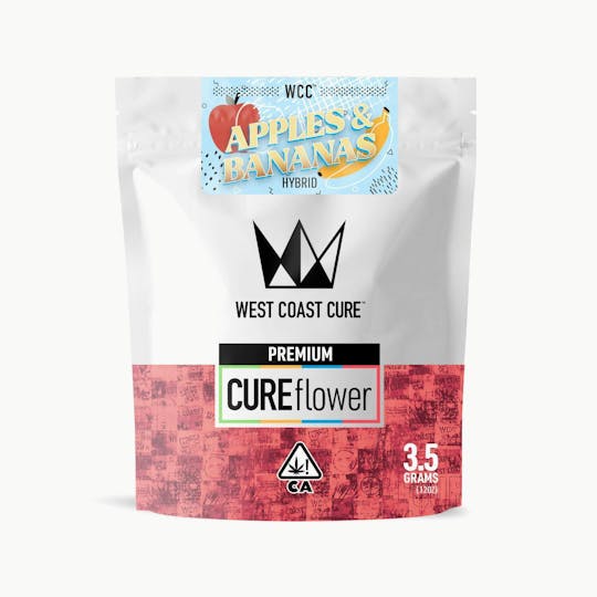 West Coast Cure - Apples & Bananas - 3.5G Premium Flower - 1