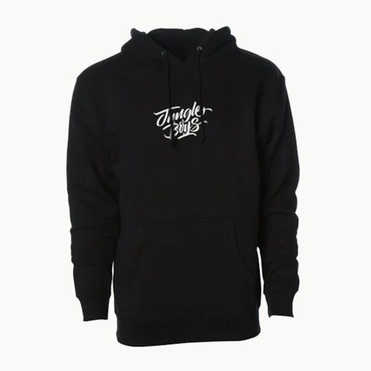 Jungle Boys - Jungle Boys Clothing | Stacked Embroidered Hoodie (Black) - 1