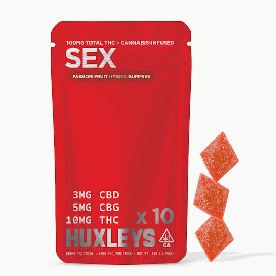 Huxleys - Huxleys Sex Gummies - Passionfruit - 1