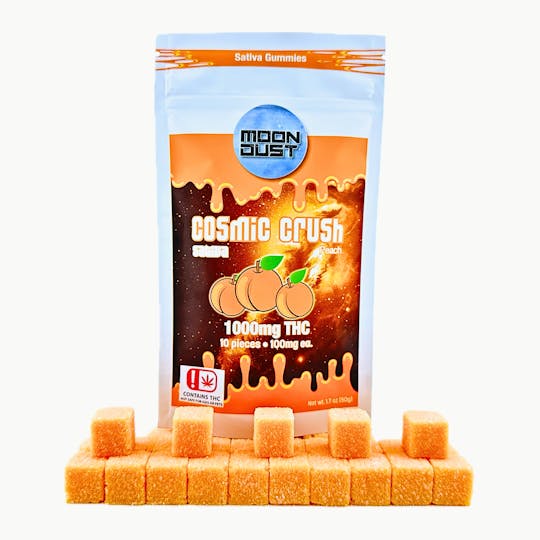 MOON DUST - 1000MG THC GUMMIES - COSMIC CRUSH - SATIVA - 1