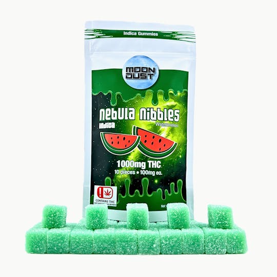 MOON DUST - 1000MG THC GUMMIES - NEBULA NIBBLES - INDICA - 1