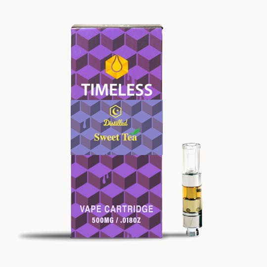 Timeless Vapes - Timeless Sweet Tea 500mg Vape Cartridge (Rest) - 1