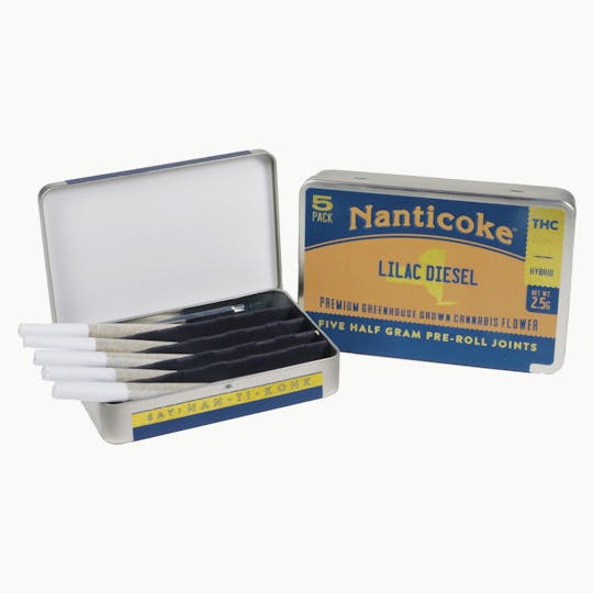 Nanticoke - LILAC DIESEL 5 PACK OF 0.5G PREROLLS - 1