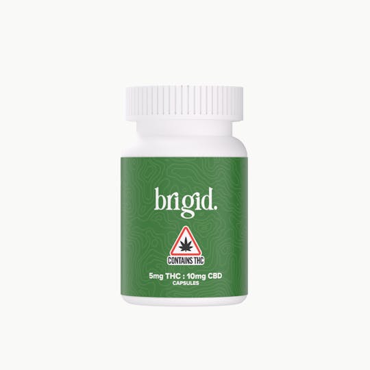 Brigid Farm - TREETS 5mg THC 10mg CBD 1:2 Capsules 30ct - 1