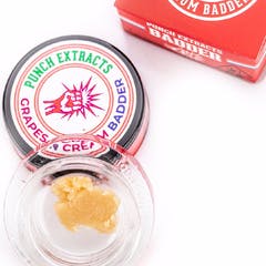 Punch BHO Badder Grapes N Cream Punch Edibles & Extracts
