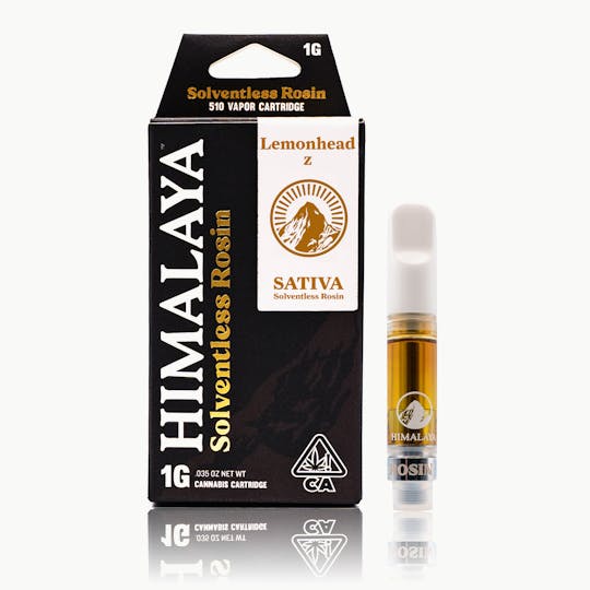 HIMALAYA - Lemonhead Z (Solventless Rosin) Cartridge - 1G - 1