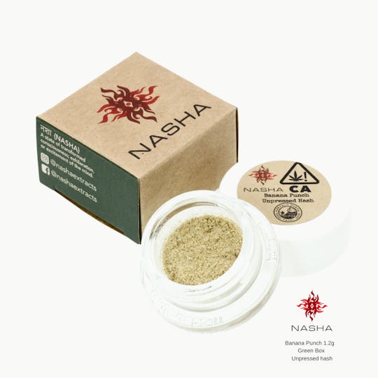 NASHA - Banana Punch 1.2g Green Unpressed Hash - 1