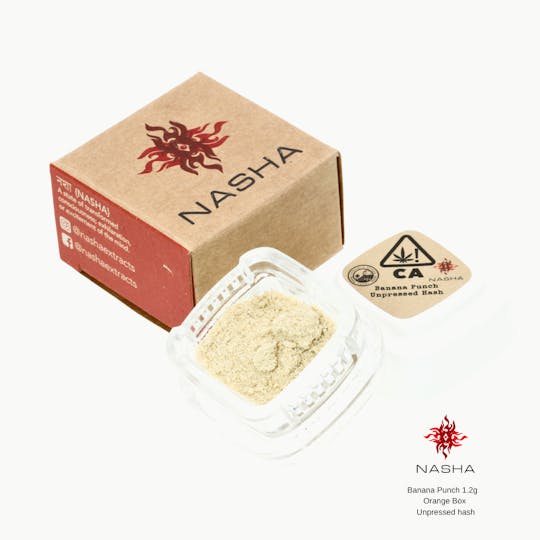 NASHA - Banana Punch 1.2g Orange Unpressed Hash - 1