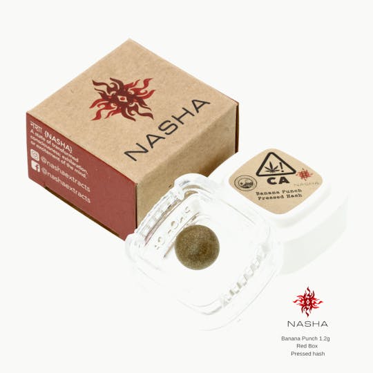 NASHA - Banana Punch 1.2g Red Pressed Hash - 1