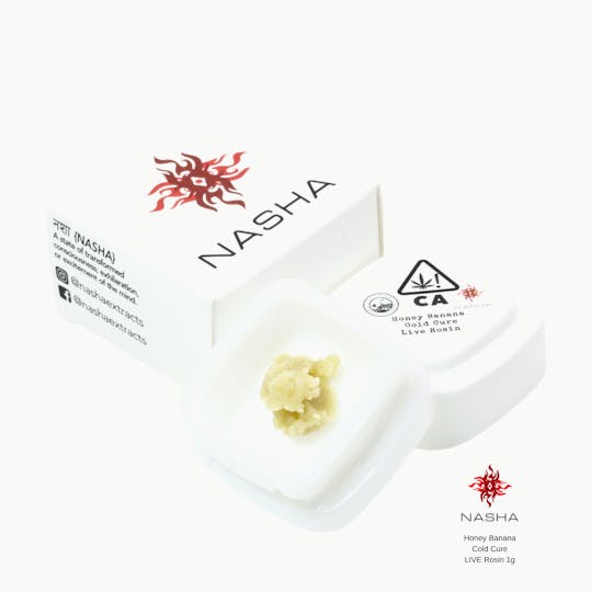 NASHA - Honey Banana Cold Cure Live Rosin - 1